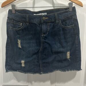 Old navy dark denim skirt